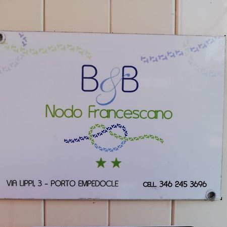 פורטו אמפדוקלה B&B Nodo Francescano מראה חיצוני תמונה